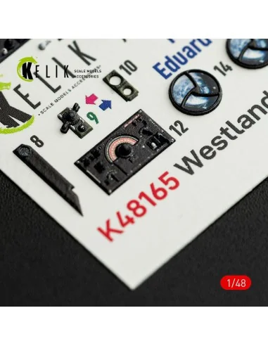 Westland Lysander Mk.III - interior 3D decals for Eduard kit, 1/48 ...