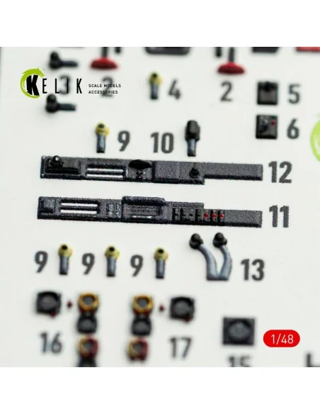 [NO_DESC] Hs-129 B - interior 3D decals for Takom kit, 1/48 - Kelik...
