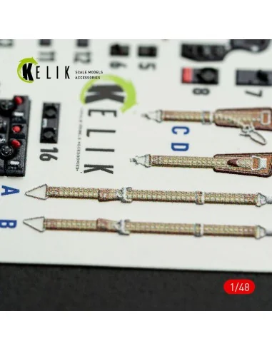 Hs-129 B - interior 3D decals for Takom kit, 1/48 - Kelik K48167