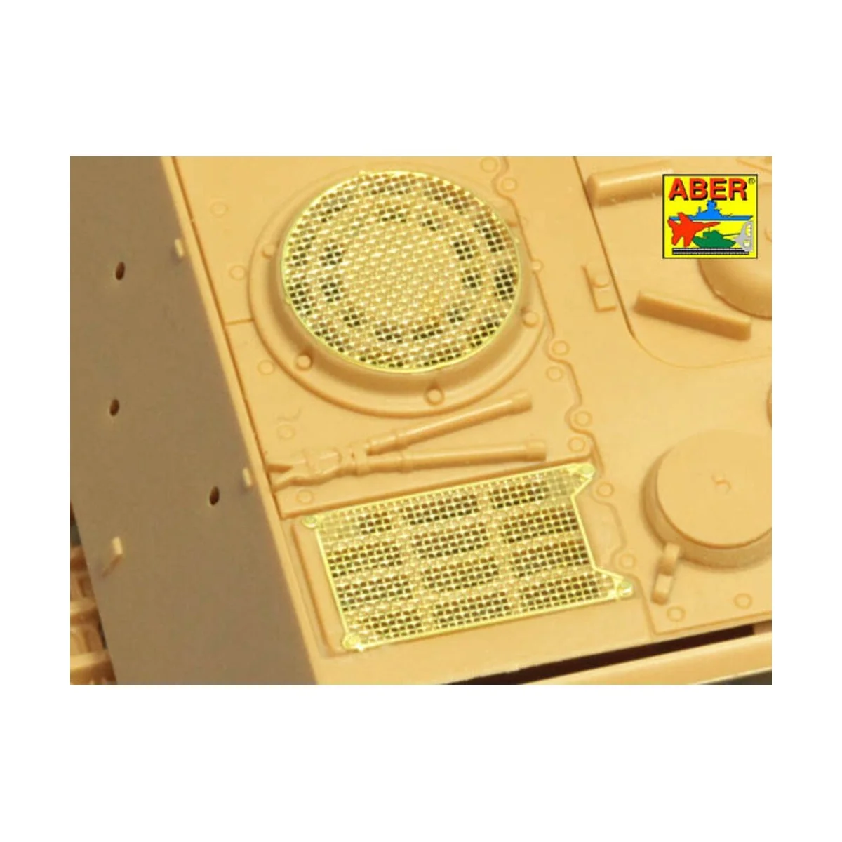 Grilles for Sd.Kfz.186 Jagdtiger - Aber Models 48 A30