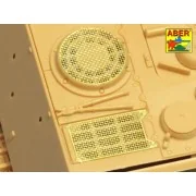 Grilles for Sd.Kfz.186 Jagdtiger - Aber Models 48 A30