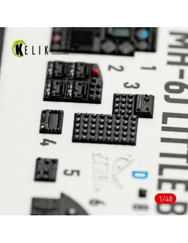 [NO_DESC] MH-6J Little Bird - interior 3D decals for ICM kit, 1/48 ...
