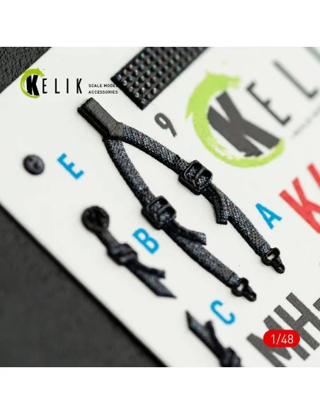MH-6J Little Bird - interior 3D decals for ICM kit, 1/48 - Kelik K4...
