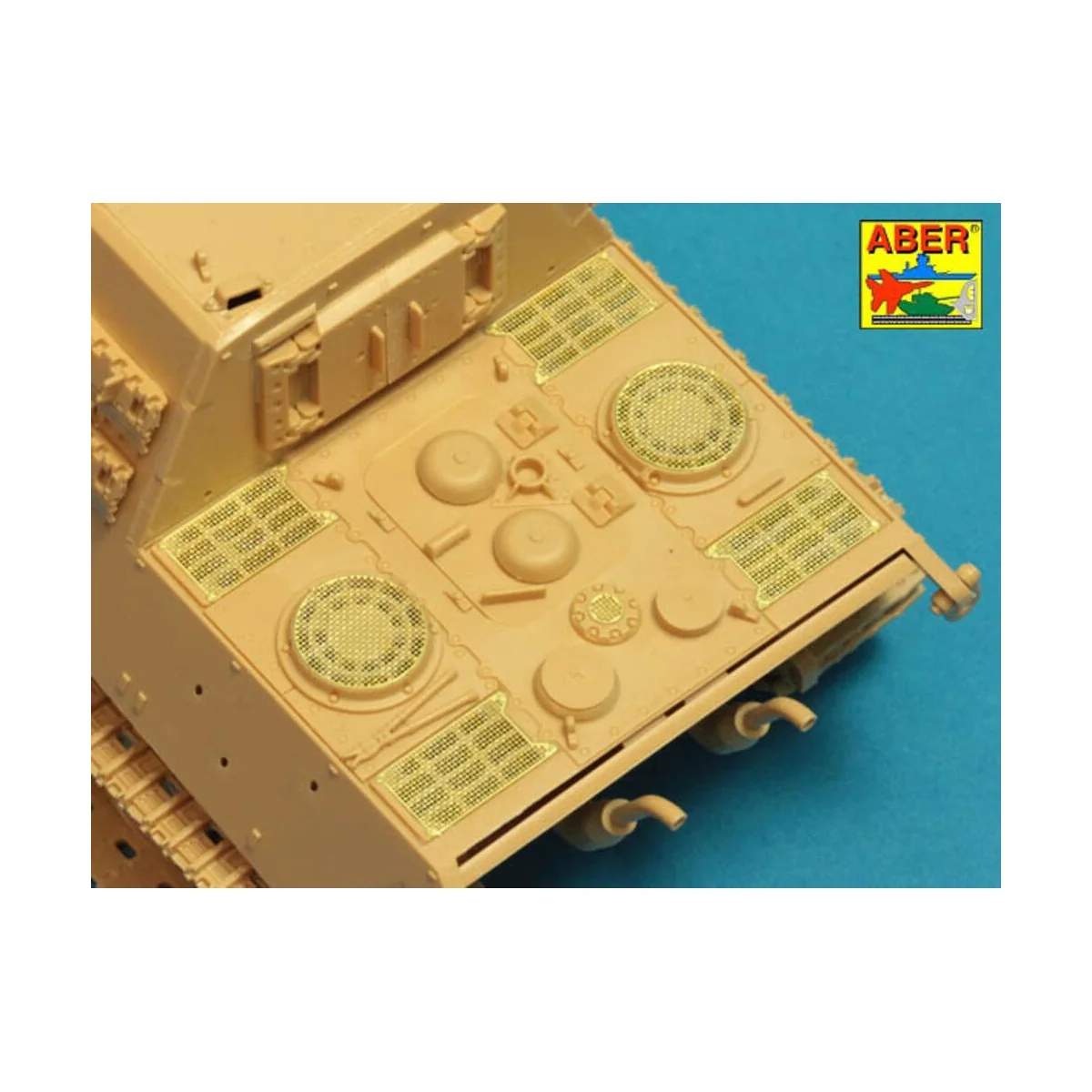 Grilles for Sd.Kfz.186 Jagdtiger, 1/48 - Aber Models 48 A30 Grilles for Sd.Kfz.186 Jagdtiger, 1/48 - Aber Models 48 A30