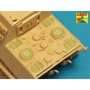 Grilles for Sd.Kfz.186 Jagdtiger - Aber Models 48 A30