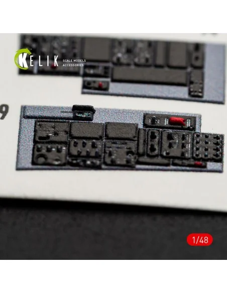 F-16I SUFA - interior 3D decals for GWH kit, 1/48 - Kelik K48169