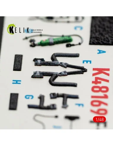 [NO_DESC] F-16I SUFA - interior 3D decals for GWH kit, 1/48 - Kelik...