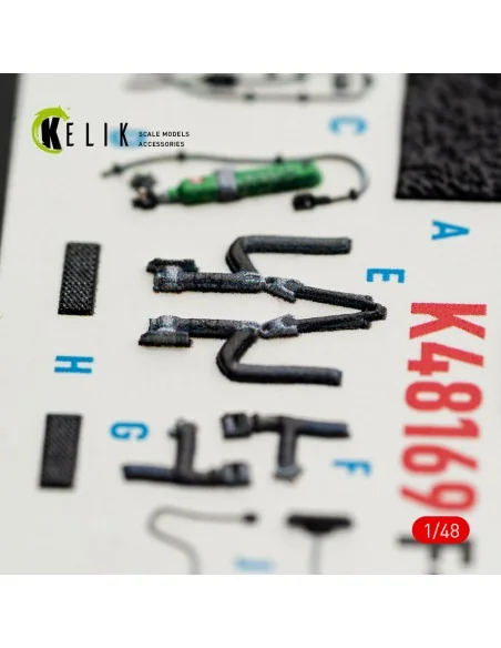 [NO_DESC] F-16I SUFA - interior 3D decals for GWH kit, 1/48 - Kelik...