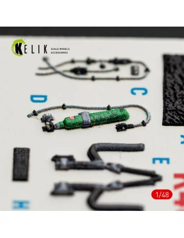 [NO_DESC] F-16I SUFA - interior 3D decals for GWH kit, 1/48 - Kelik...
