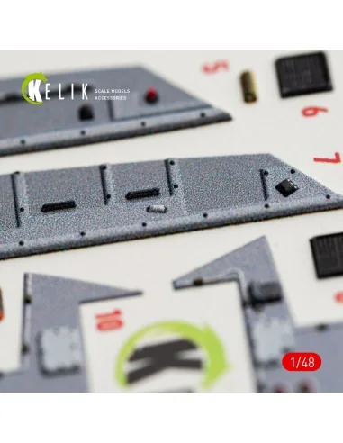 [NO_DESC] F-16I SUFA - interior 3D decals for GWH kit, 1/48 - Kelik...