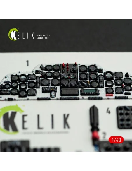 H-34A/UH-34D - interior 3D decals for Italeri kit, 1/48 - Kelik K48172