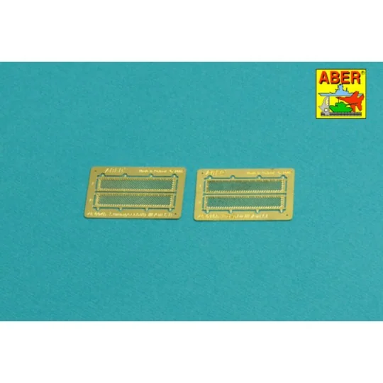 Grilles for Pz.Kpfw. III &Stug III, 1/48 - Aber Models 48 A31 Grilles for Pz.Kpfw. III &Stug III, 1/48 - Aber Models 48 A31
