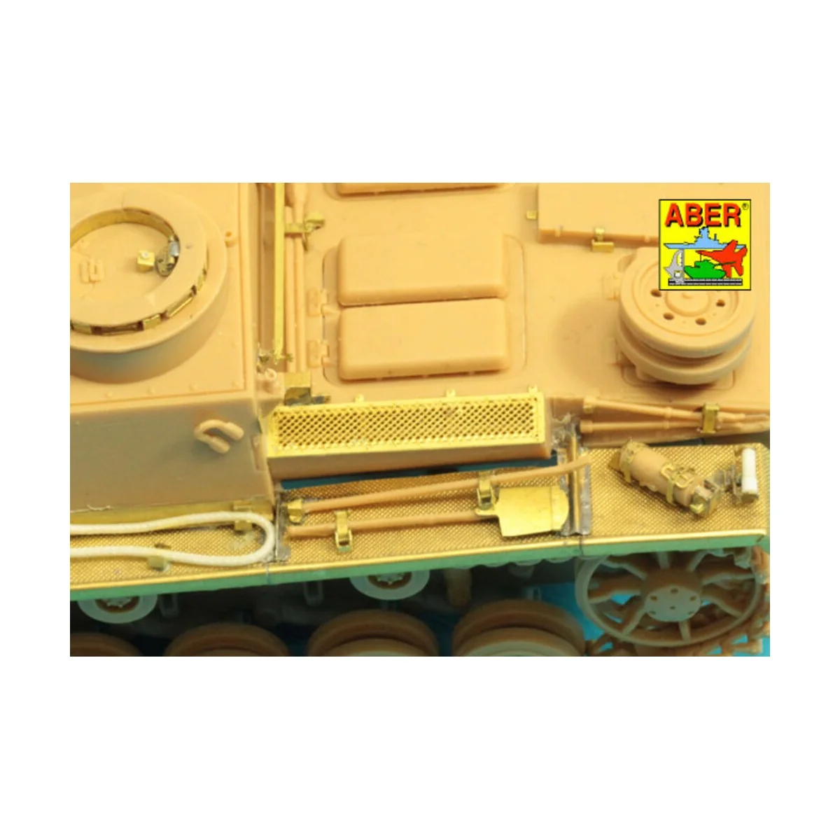 Grilles for Pz.Kpfw. III &Stug III, 1/48 - Aber Models 48 A31 Grilles for Pz.Kpfw. III &Stug III, 1/48 - Aber Models 48 A31