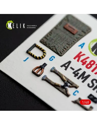[NO_DESC] A-4M SKYHAWK - interior 3D decals for Hasegawa, 1/48 - Ke...