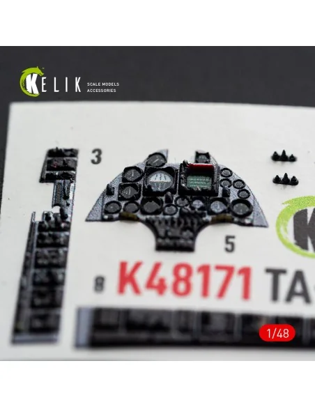 TA-4J SKYHAWK - interior 3D decals for Hasegawa, 1/48 - Kelik K48171