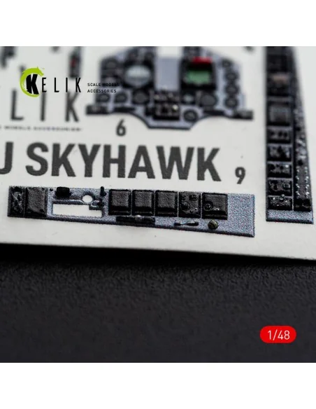 TA-4J SKYHAWK - interior 3D decals for Hasegawa, 1/48 - Kelik K48171