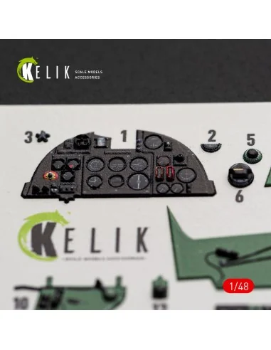 Hurricane Mk.IIC - interior 3D decals for Hobby Boss, 1/48 - Kelik ...