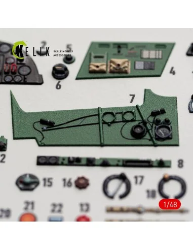 Hurricane Mk.IIC - interior 3D decals for Hobby Boss, 1/48 - Kelik ...
