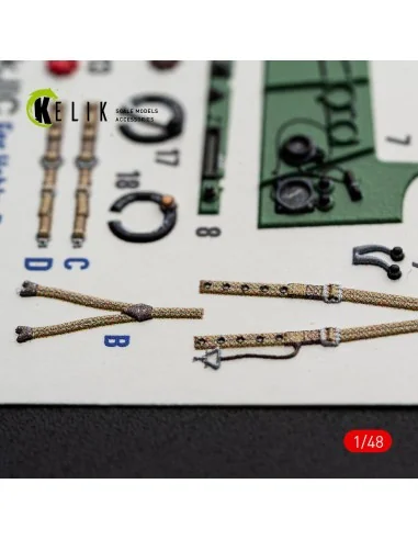 Hurricane Mk.IIC - interior 3D decals for Hobby Boss, 1/48 - Kelik ...