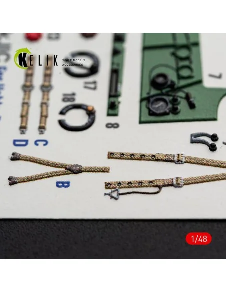 Hurricane Mk.IIC - interior 3D decals for Hobby Boss, 1/48 - Kelik ...