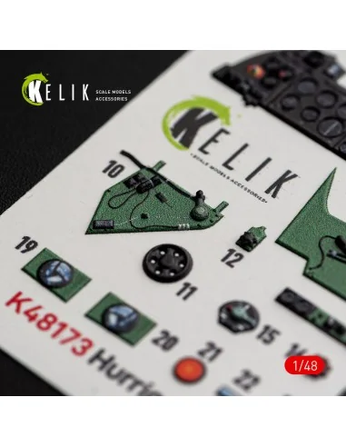 Hurricane Mk.IIC - interior 3D decals for Hobby Boss, 1/48 - Kelik ...