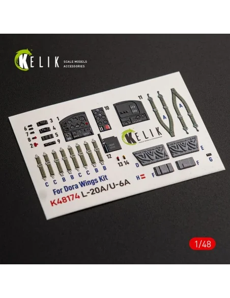 [NO_DESC] L-20A/U-6A - type 1 interior 3D decals for Dora Wings, 1/...