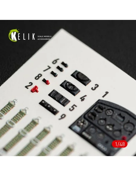 L-20A/U-6A - type 1 interior 3D decals for Dora Wings, 1/48 - Kelik...
