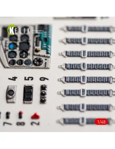 L-20A/U-6A - type 2 interior 3D decals for Dora Wings, 1/48 - Kelik...