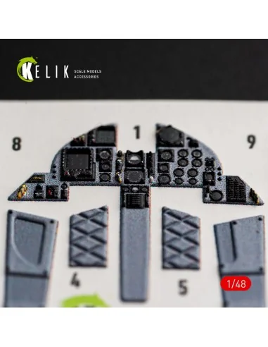 F-15C (Late) - interior 3D decals for Hasegawa, 1/48 - Kelik K48176