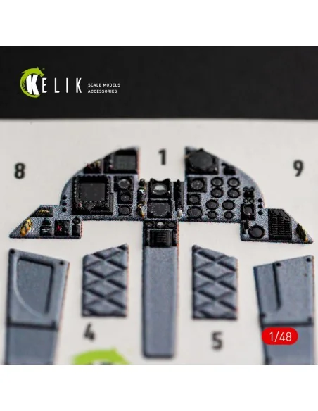F-15C (Late) - interior 3D decals for Hasegawa, 1/48 - Kelik K48176