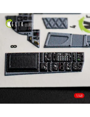 F-15C (Late) - interior 3D decals for Hasegawa, 1/48 - Kelik K48176