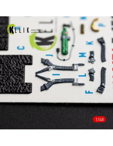 F-15C (Late) - interior 3D decals for Hasegawa, 1/48 - Kelik K48176