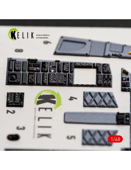 F-15C (Early) - interior 3D decals for Hasegawa, 1/48 - Kelik K48177