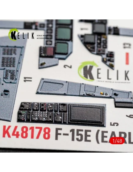 F-15E (Early) - interior 3D decals for Hasegawa, 1/48 - Kelik K48178