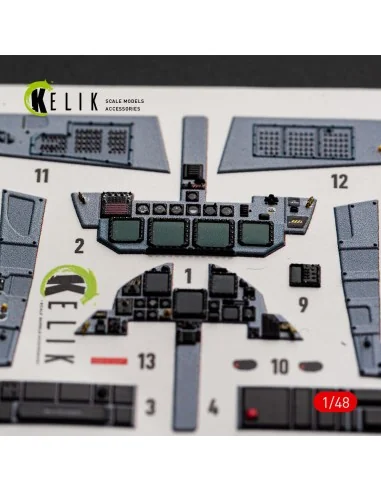 [NO_DESC] F-15E (Early) - interior 3D decals for Hasegawa, 1/48 - K...
