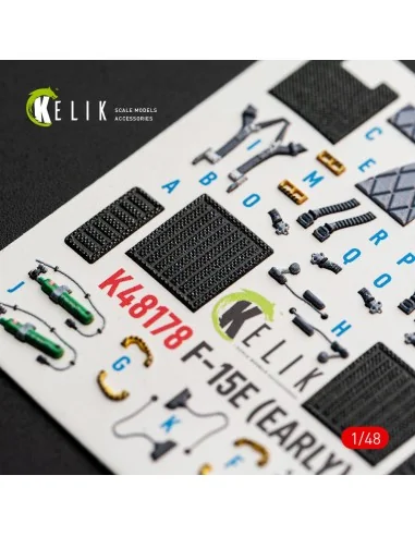F-15E (Early) - interior 3D decals for Hasegawa, 1/48 - Kelik K48178