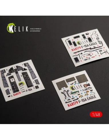 F-15A - interior 3D decals for Hasegawa, 1/48 - Kelik K48179