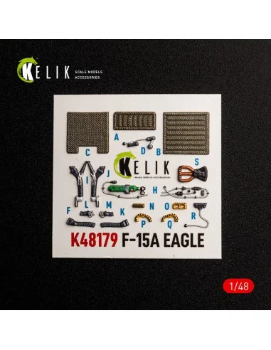 F-15A - interior 3D decals for Hasegawa, 1/48 - Kelik K48179