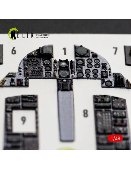 F-15A - interior 3D decals for Hasegawa, 1/48 - Kelik K48179