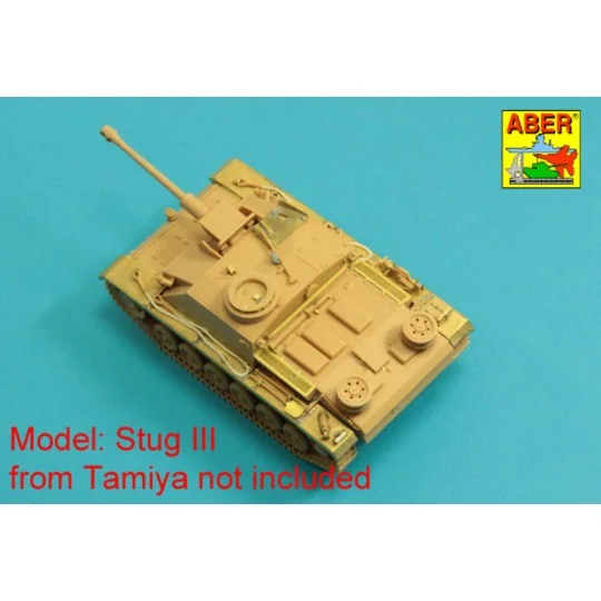 Grilles for Pz.Kpfw. III &Stug III, 1/48 - Aber Models 48 A31 Grilles for Pz.Kpfw. III &Stug III, 1/48 - Aber Models 48 A31