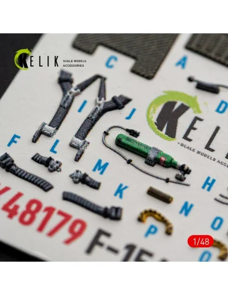 F-15A - interior 3D decals for Hasegawa, 1/48 - Kelik K48179