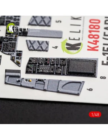 F-15J (Early) - interior 3D decals for Hasegawa, 1/48 - Kelik K48180