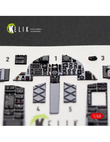 F-15J (Early) - interior 3D decals for Hasegawa, 1/48 - Kelik K48180