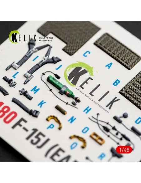 F-15J (Early) - interior 3D decals for Hasegawa, 1/48 - Kelik K48180