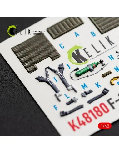 F-15J (Early) - interior 3D decals for Hasegawa, 1/48 - Kelik K48180