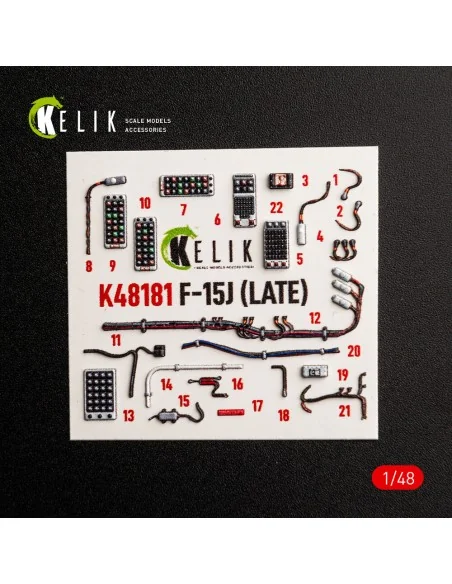 [NO_DESC] F-15J (Late) - interior 3D decals for Hasegawa, 1/48 - Ke...