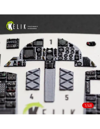 F-15J (Late) - interior 3D decals for Hasegawa, 1/48 - Kelik K48181