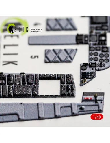 F-15J (Late) - interior 3D decals for Hasegawa, 1/48 - Kelik K48181