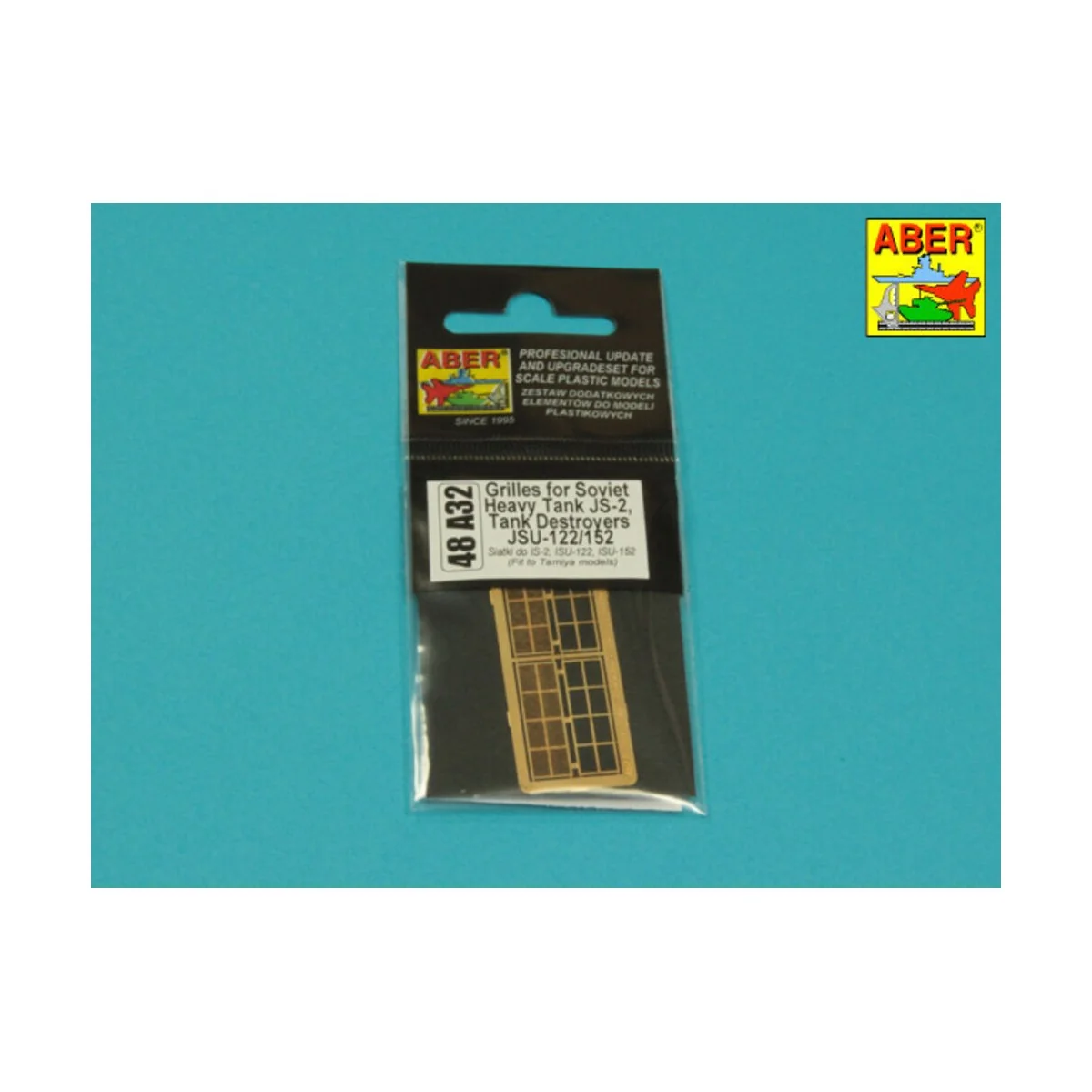Grilles for JS-2 or JSU-122/152, 1/48 - Aber Models 48 A32 Grilles for JS-2 or JSU-122/152, 1/48 - Aber Models 48 A32