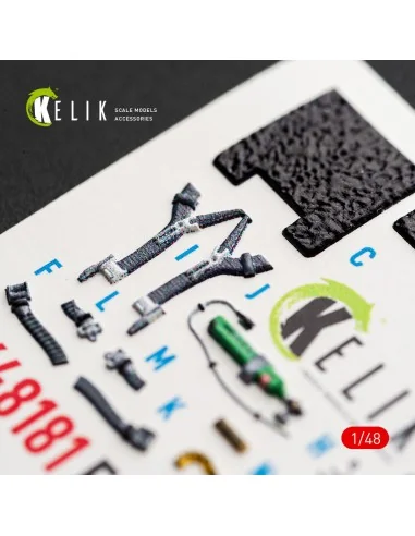 F-15J (Late) - interior 3D decals for Hasegawa, 1/48 - Kelik K48181